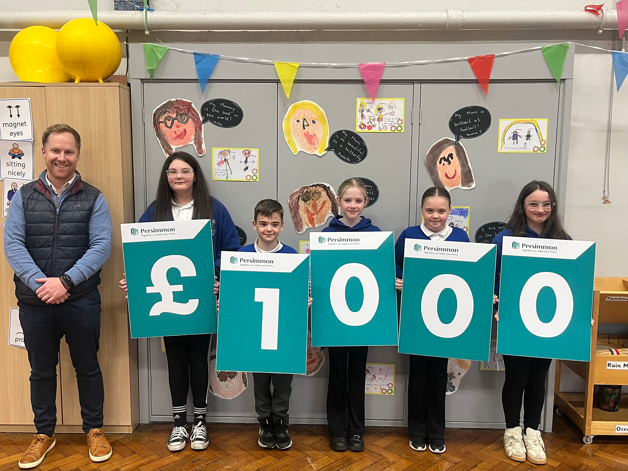 Housebuilder donates towards Bridgend forest school